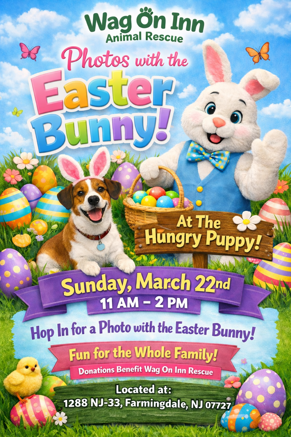 Photos with the Easter Bunny